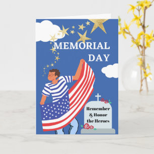 Memorial Day Remember Honour the Heroes  Card