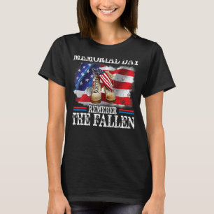 Memorial Day Remember The Fallen Veteran Military T-Shirt