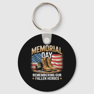 Memorial Day Remembering Fallen Heroes Aamerican Key Ring