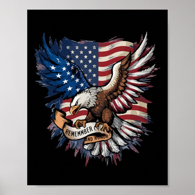 Memorial Day Remembering Our Fallen Heroes 4th Of  Poster (Front)