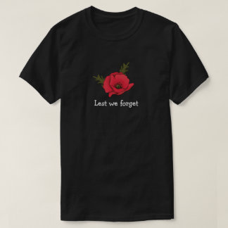 Memorial Day, Remembrance Day, Red Poppy T-Shirt