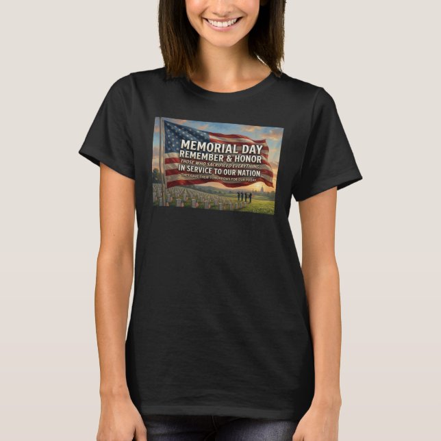Memorial Day  T-Shirt (Front)