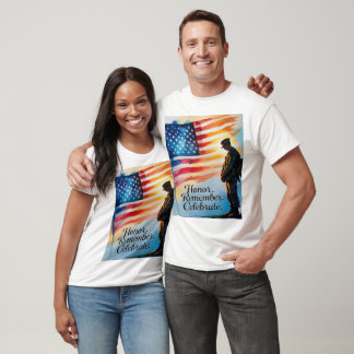 Memorial Day T-Shirt Women Men Evoking Honour