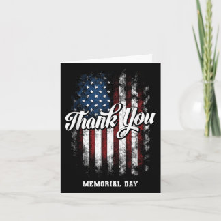 Memorial Day Thank You American Veteran Military U Card