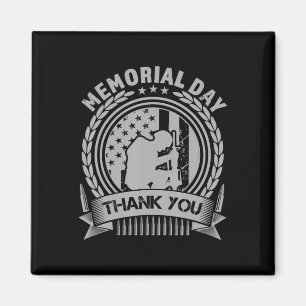 Memorial Day Thank You Honouring Those Who Served Magnet