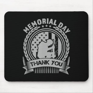 Memorial Day Thank You Honouring Those Who Served  Mouse Pad