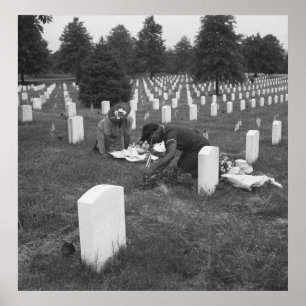 Memorial Day Tribute, 1943 Poster