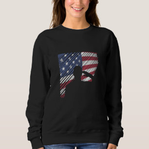 Memorial Day Veterans Day US Flag Soldier Sweatshirt