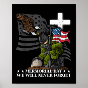 Memorial Day Will Never Forget Us Veteran Lovers Poster
