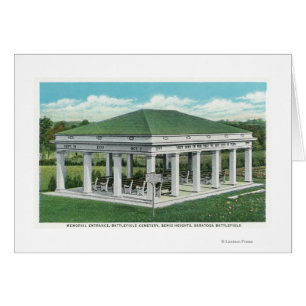 Memorial Entrance at Battlefield Cemetery View