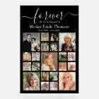 Memorial Forever in our Hearts 21 Photo Collage