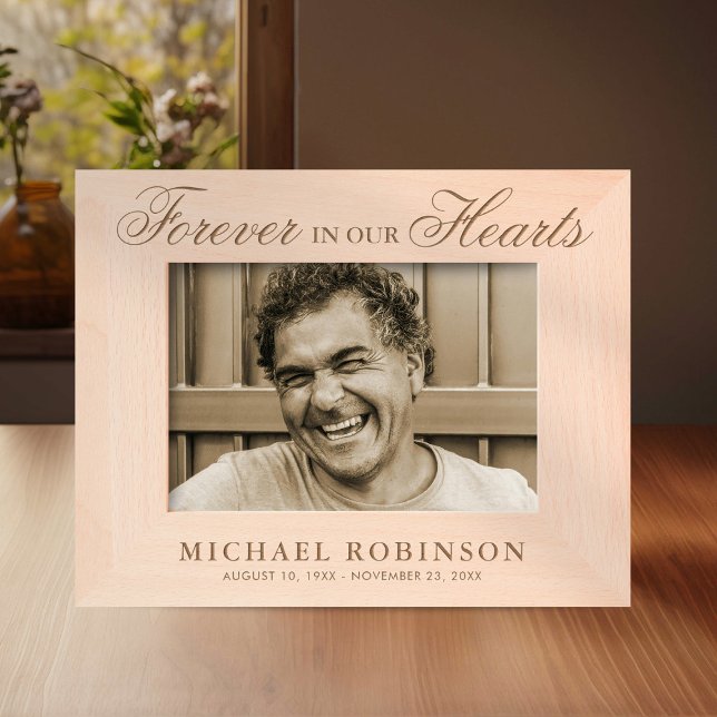 Memorial Forever in our Hearts Etched Frames (Creator Uploaded)