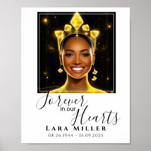 Memorial Forever In Our Hearts Poster