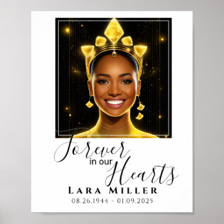 Memorial Forever In Our Hearts Poster