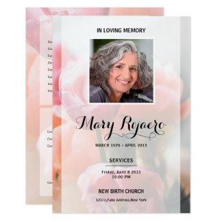 memorial service cards