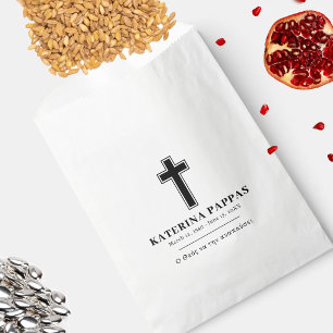 Memorial Funeral Greek Orthodox Kolyva Κόλλυβα Favour Bag