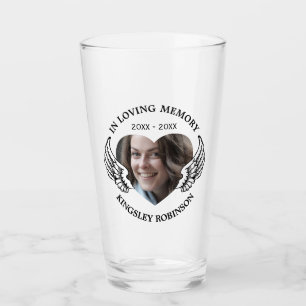Memorial Funeral Photo Glass