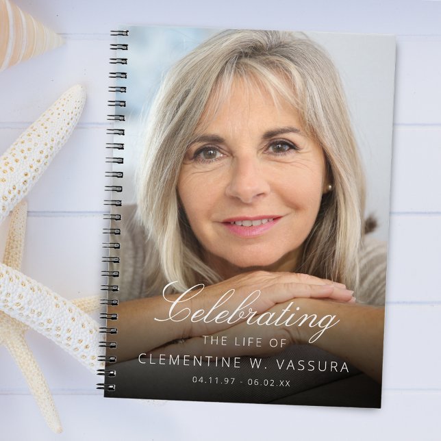 Memorial Funeral Photo Guest Notebook (Memorial Funeral Photo Guest Notebook)