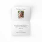 Memorial Heartfelt Thanks Green Heart Leaves