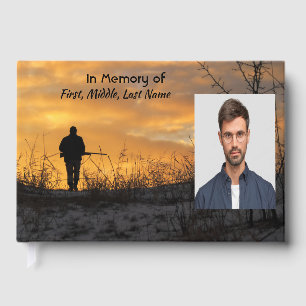 Memorial Hunter Hunting Stalking Game Guest Book