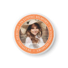 Memorial In Loving Memory Classic Custom Photo