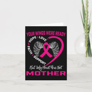 Memorial In Memory Of Mum Pink Breast Cancer Aware Card