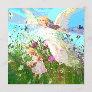 Memorial Invitation   Guardian Angel