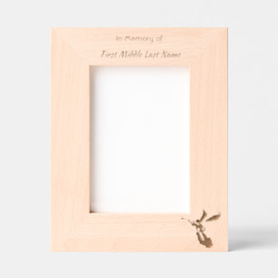 Memorial Keepsake Angel Reaching Etched Frames