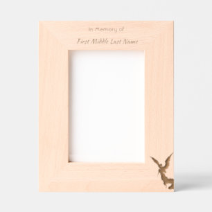 Memorial Keepsake Angel Reaching Etched Frames