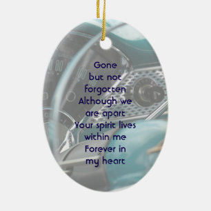 Memorial Keepsake Antique Cars Auto Ceramic Ornament