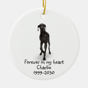 Memorial Keepsake Dog Pet Animal Ceramic Ornament