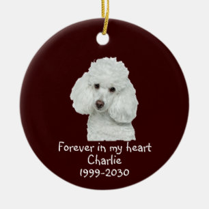 Memorial Keepsake Dog Pet Animal Ceramic Ornament