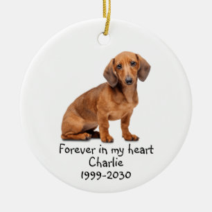 Memorial Keepsake Dog Pet Animal  Ceramic Ornament