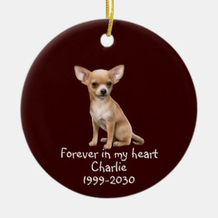 Memorial Keepsake Dog Pet Animal Customise Ceramic Ornament