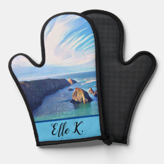 Memorial Keepsake One Side Photo Personalised Oven Mitt