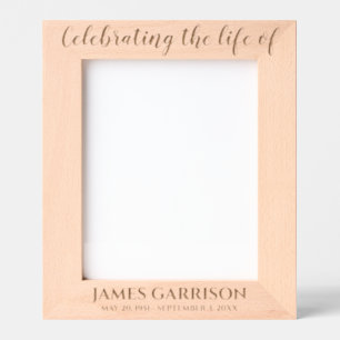 Memorial Keepsake Photo Etched Frames