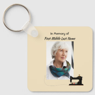 Memorial Keepsake Seamstress Key Ring