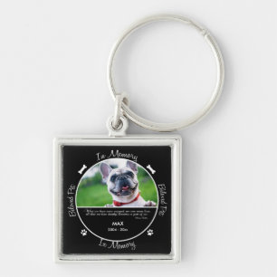 Memorial - Loss of Dog Custom Photo/Name Key Ring