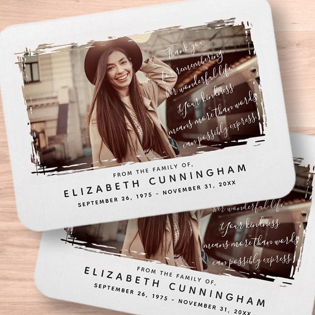 Memorial Modern and Simple Photo Frame Magnet (Creator Uploaded)