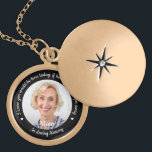 Memorial Modern Photo Heaven Personalised Wedding  Gold Plated Necklace<br><div class="desc">Add the finishing touch to your wedding bouquet with this custom photo wedding memorial charm necklace. Quote: " I know you would be here today, if heaven wasn't so far away... In Loving Memory" Personalise with you loved ones photo. This wedding memorial necklace charm is perfect in memory of dad,...</div>