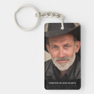 Memorial - Music Note Back - They Are Where We Are Key Ring