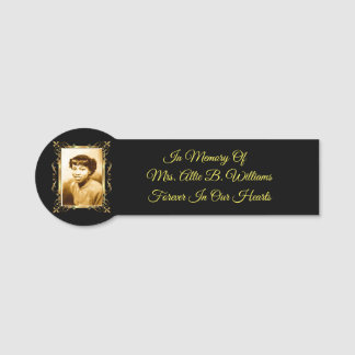 Memorial  name tag