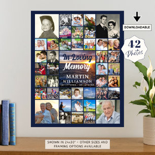 Memorial Ocean Sunset 42 Photos In Loving Memory Poster