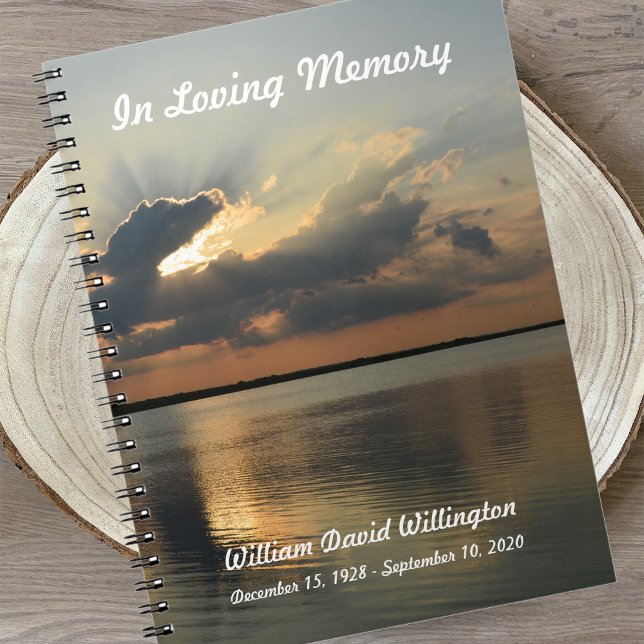 Memorial or Funeral Guest Book Notebook (Creator Uploaded)