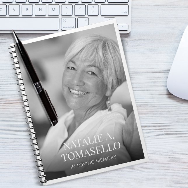 Memorial or Funeral Photo Guest Book Notebook (Memorial or Funeral Photo Guest Book Notebook)