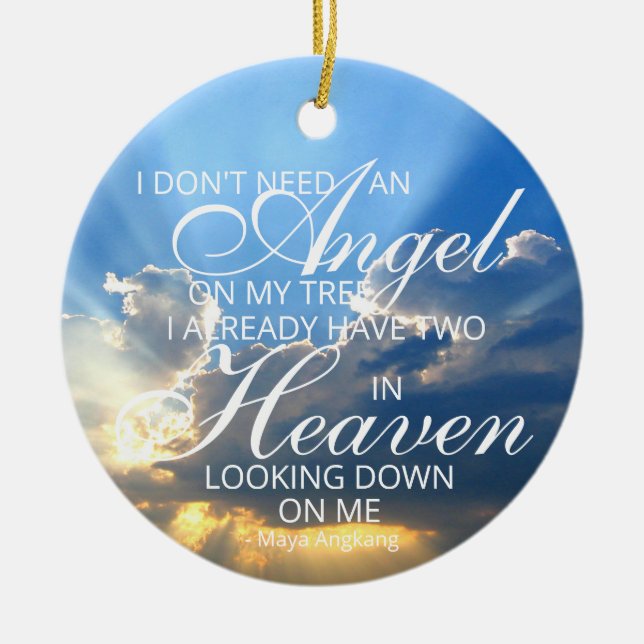 Memorial Ornament (Front)