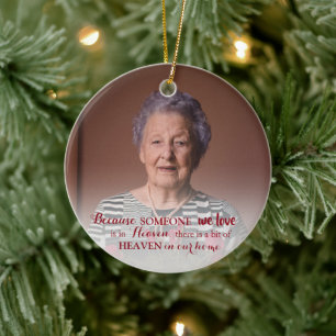 Memorial Ornaments with Photo Christmas