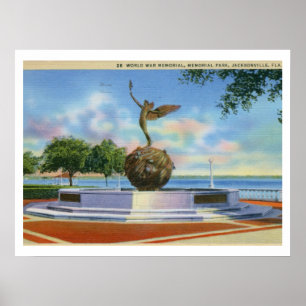 Memorial Park, Jacksonville, Florida Poster