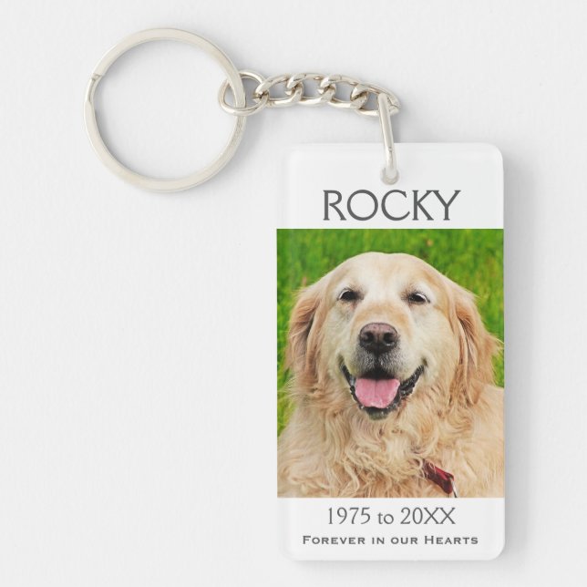 Memorial | Pet Keychain (Front)