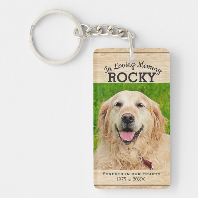 Memorial | Pet Keychain Keepsake (Front)